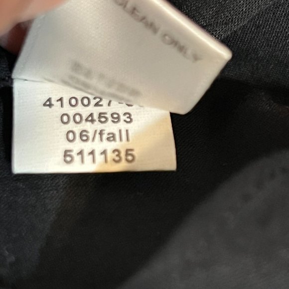 Banana Republic Black Silver Metallic embroidered size 4 - Picture 10 of 16